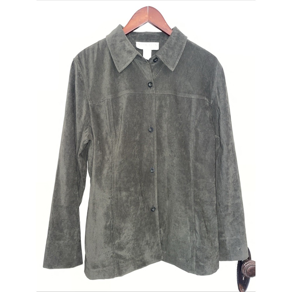Women's Norton McNaughton Olive Green Professional Blazer - Sz 14